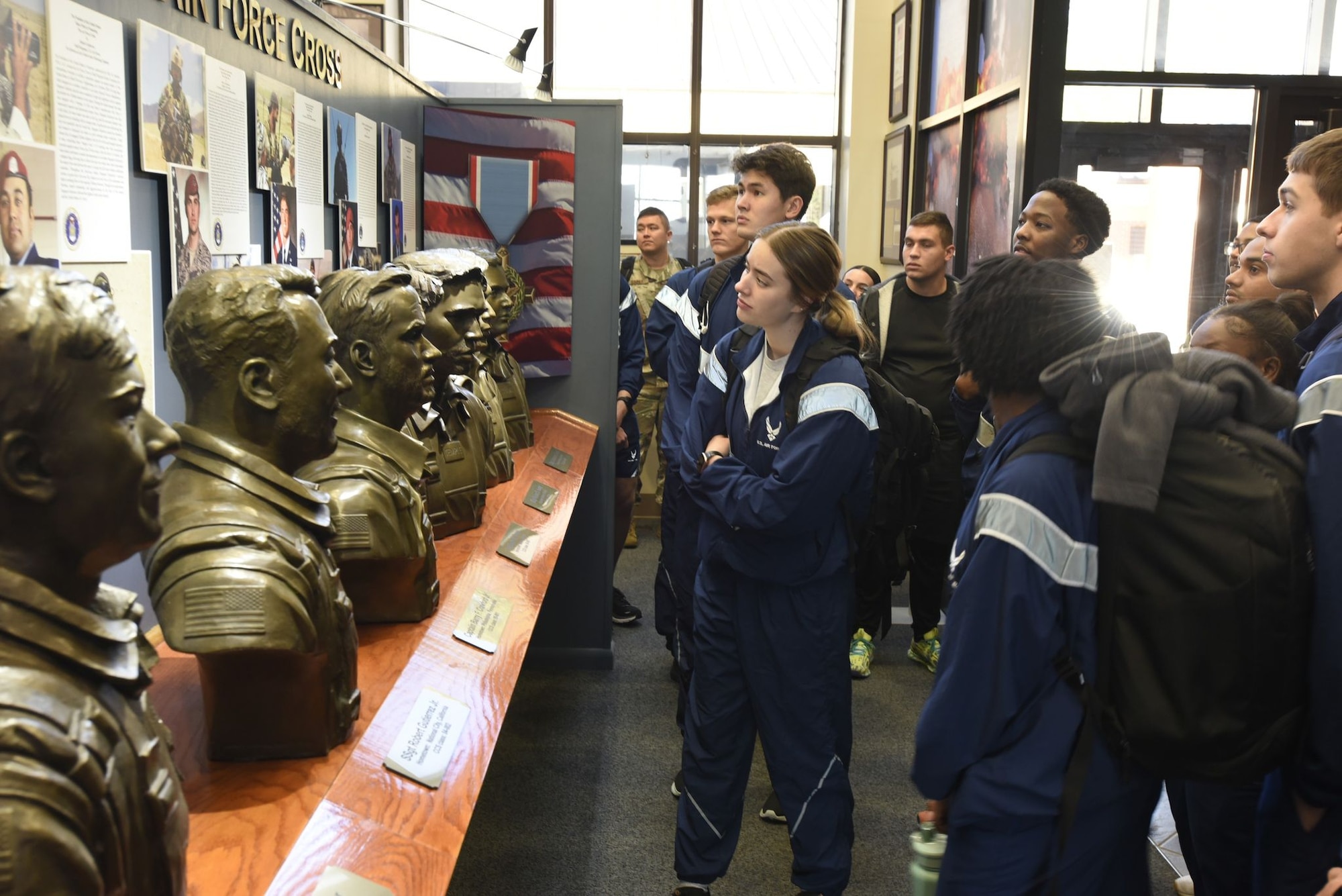 ROTC cadets visit military installation