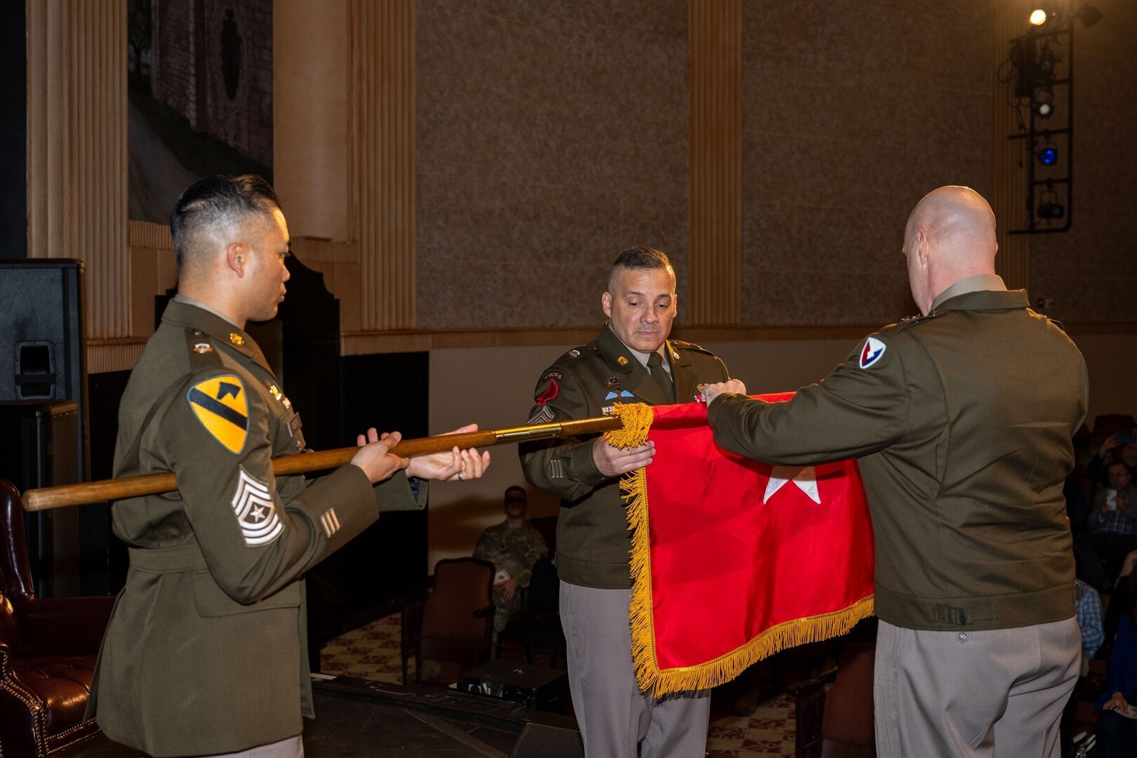 MICC commanding general pins on second star