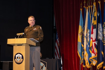 MICC commanding general pins on second star