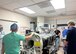 The Extracorporeal Membrane Oxygenation team from the 59th Medical Wing and Brooke Army Medical Center, Joint Base San Antonio-Fort Sam Houston, Texas, came together to turn a critically ill patient with lung failure by using the functions on a specialty bed with staff at the University Medical Center of El Paso, Texas, Oct 23, 2023. The Department of Defense’s only ECMO team possesses the capability for global transports of all service members. Additionally, the team can transport civilian patients through the Secretarial Designee program or with the Secretary of the Air Force’s approval. (Courtesy photo by the medical team)