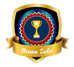 A trophy in the center of a star and ribbon graphic.