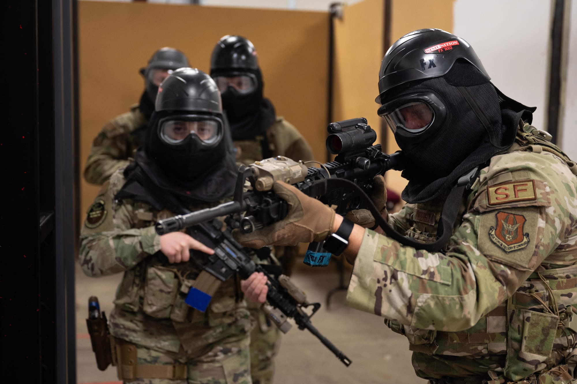 310th and 710th Security Forces learn threat elimination tactics from local SWAT, former Army Ranger