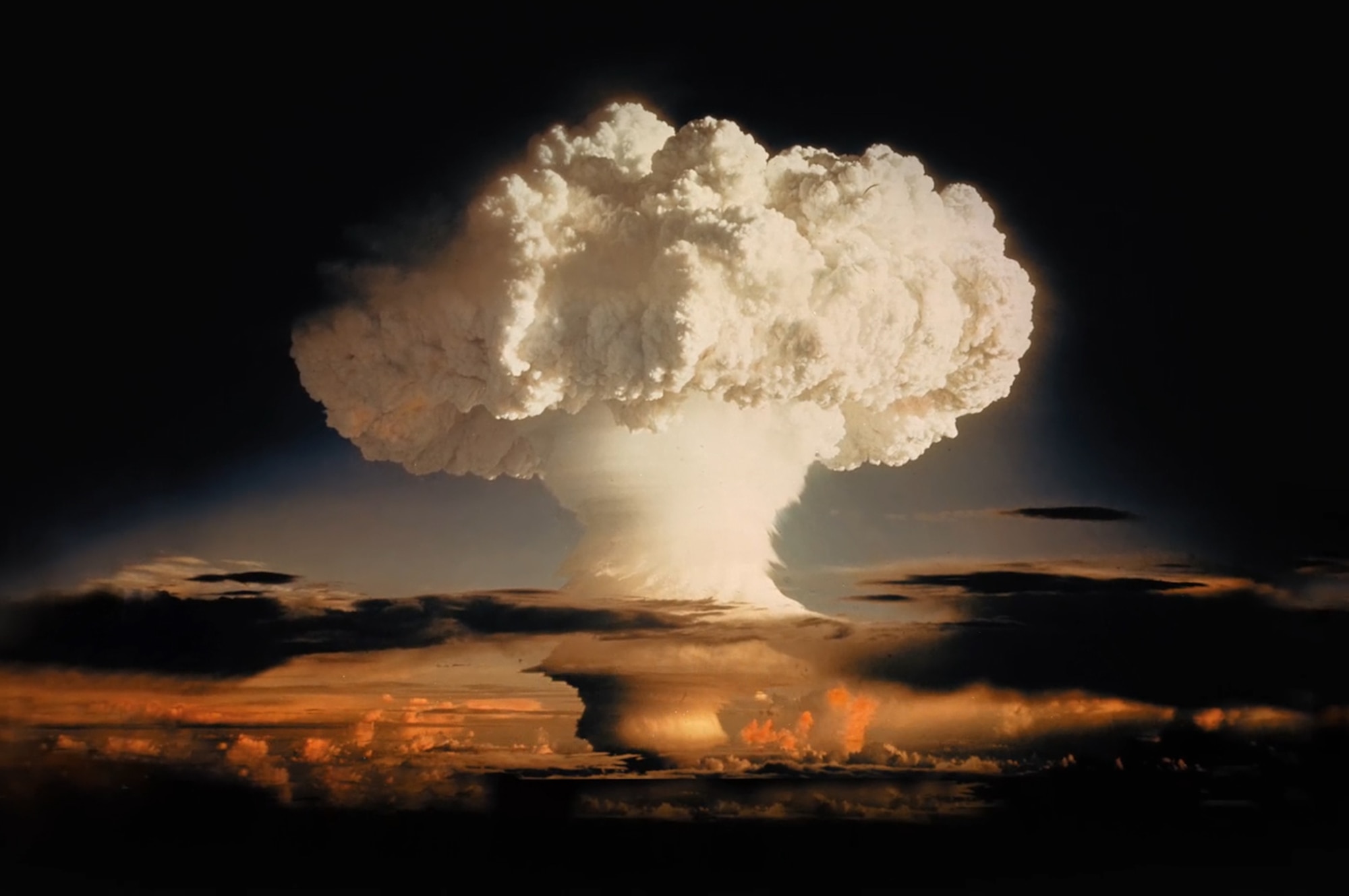 Ivy Mike Test Detonation Mushroom Cloud