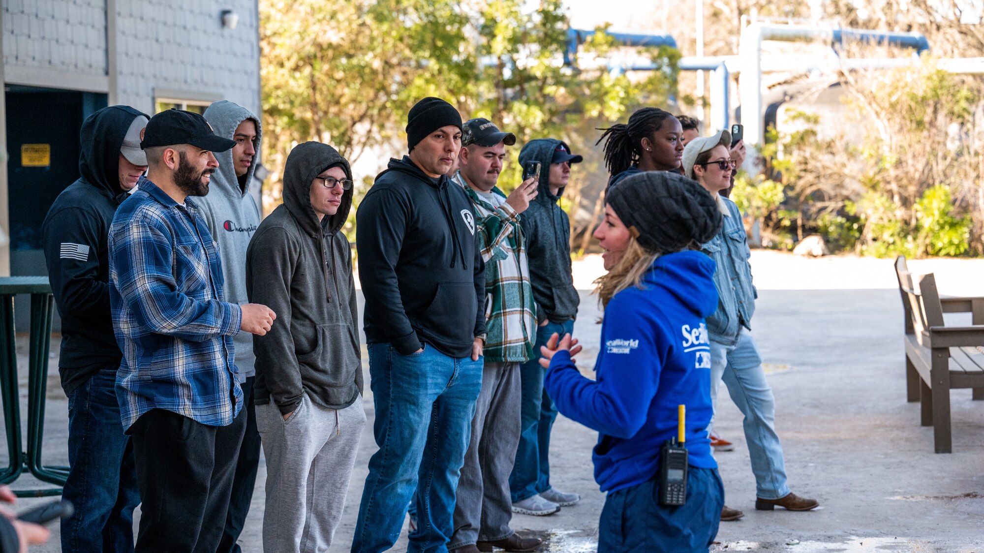 Dog Handlers assigned to the 341st Training Squadron and SeaWorld instructors participate in a cross-training collaboration on Jan. 11 and Jan. 19, 2024.