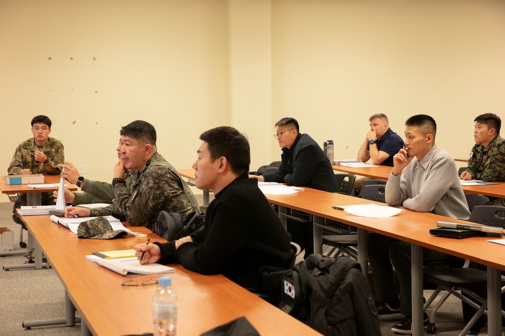Defense Operations Security Planners Course (DOPC) exercise training event, for members of ROK Joint Chiefs of Staff Office and other elements of ROK unit military personnel the week of Jan. 22-26.  This course was presented in Hangul and English. With the purpose to train units and organizations to better protect operations, activities, and investments during the OPSEC Military Decision-Making Process planning.