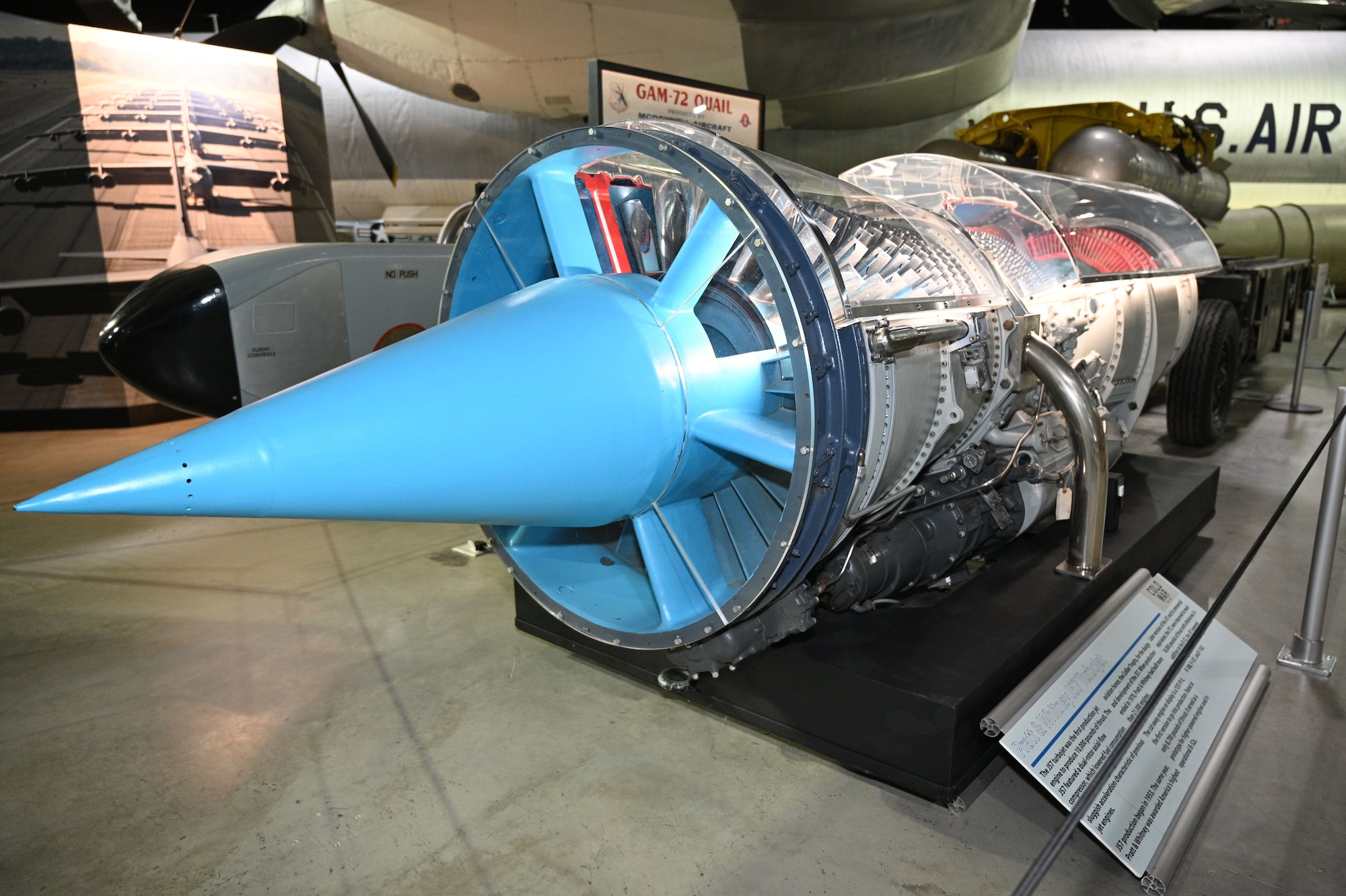 Pratt & Whitney J57 Turbojet engine