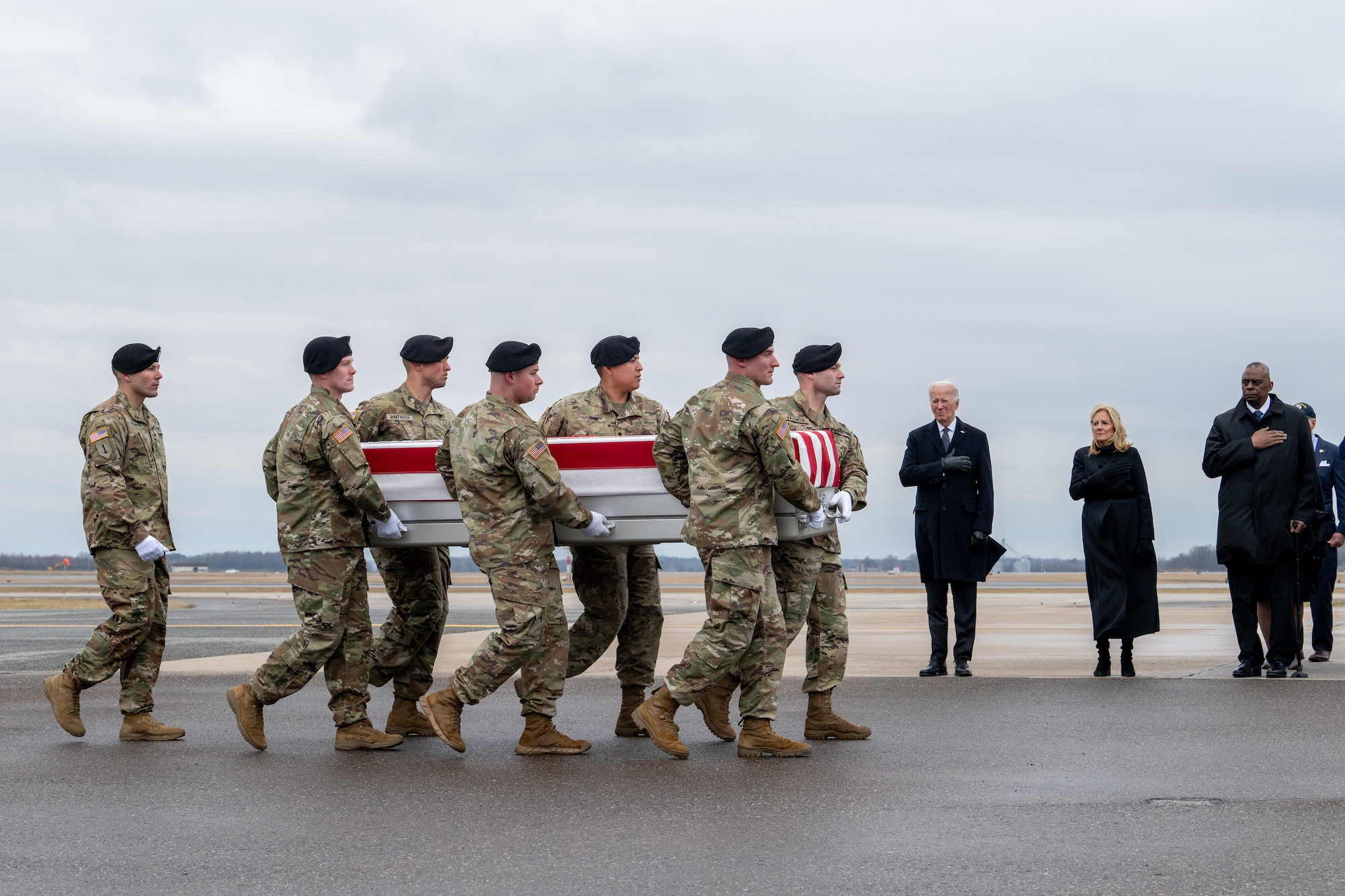 Army Staff Sgt. William J. Rivers honored in dignified transfer Feb. 2