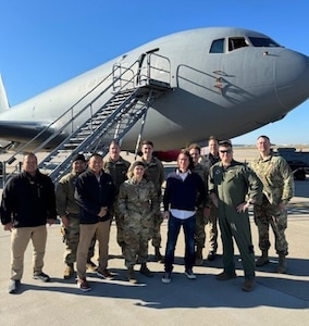 KC-46 Cyber Test Team members from the Air Force Operational Test and Evaluation Center Detachment 5 at Edwards AFB, Calif., completed a two-phased cyber assessment event held in September and December 2023 at McConnell AFB, KS.
