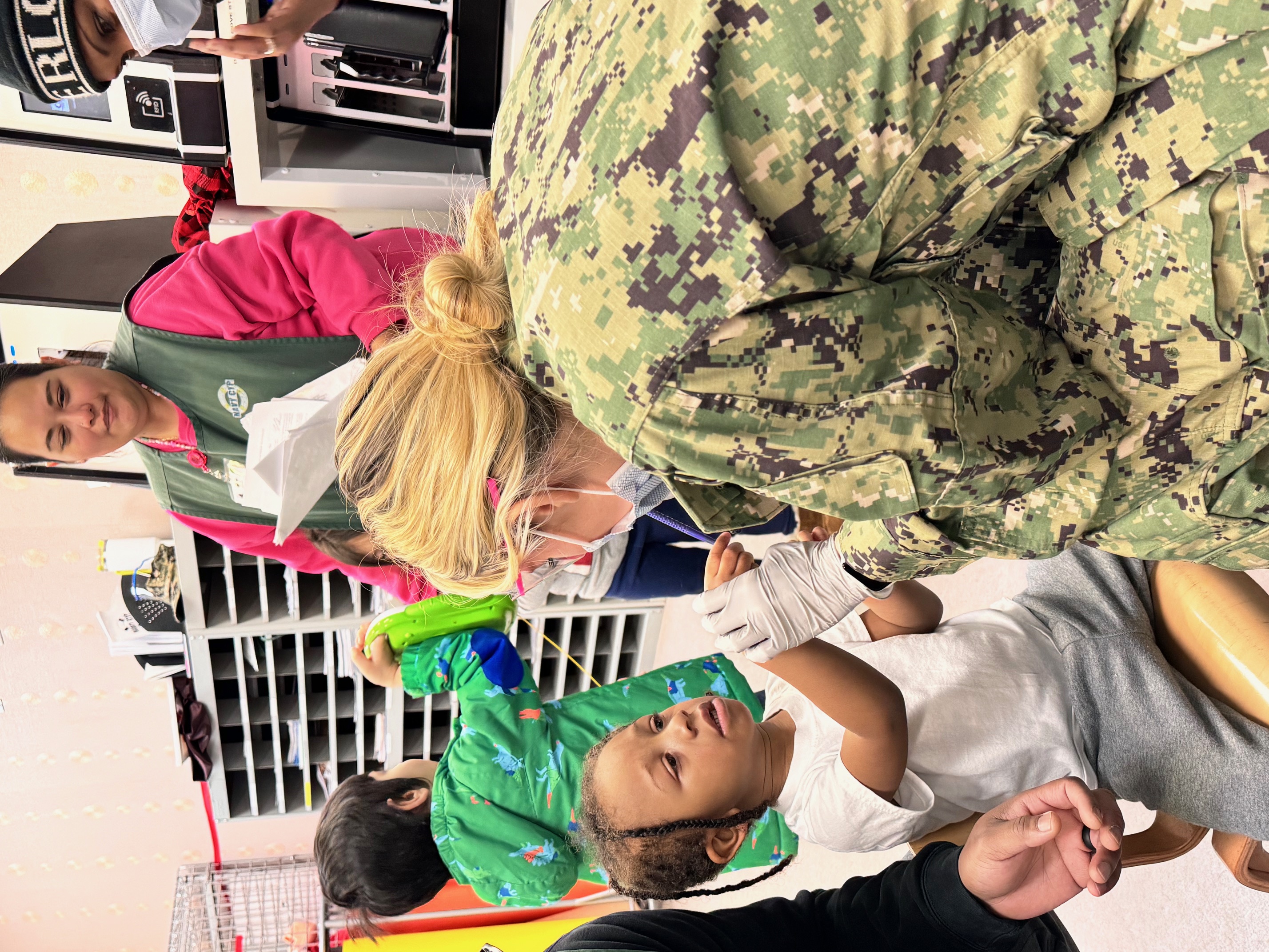 Walter Reed Pediatric Dentistry Team Provides Dental Screenings at