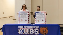 Wounded Warrior Battalion-East adopts Clear View Elementary School