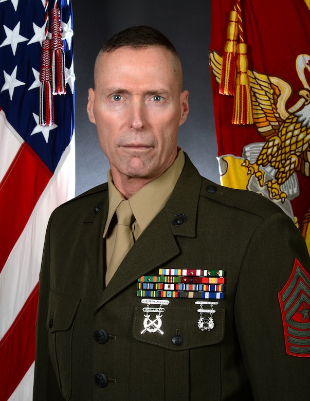 Sgt. Maj. Frank B Kammer Jr. assumed the role of sergeant major, MCLB Albany, on Feb. 9, 2024 (U.S. Marine Corps photo by Jennifer Parks)