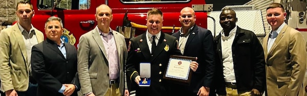 Reserve Marine awarded fire department Medal of Honor