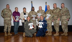 Award winners pose for photo as a group