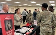 Over 500 Soldiers gather information and discuss educational opportunities with representatives from eight Army partner universities while attending the U.S. Army Recruiting and Retention College monthly College Night Jan. 31-Feb. 1, 2024.

(U.S. Army photo by Lauren Reho)