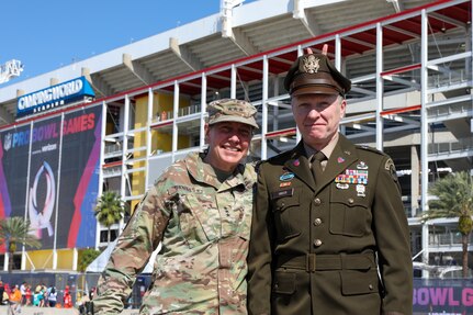 Chief of Army Reserve at NFL Pro Bowl