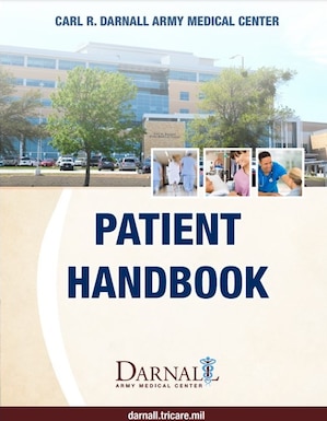 Click to download our Patient Handbook. In it you'll find information about the MHS Genesis Patient Portal, addresses to our Soldier Centered Health Clinics and Community Based Medical Homes, and much more.