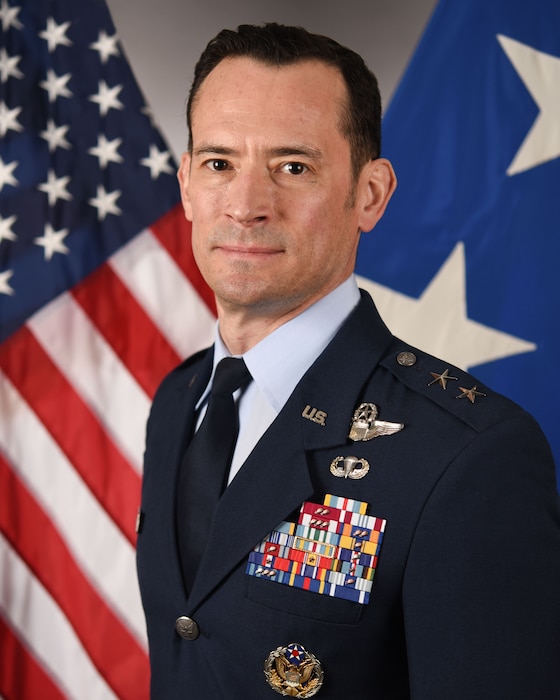 This is the official portrait of Maj. Gen. Paul D. Moga