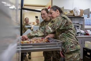 Chief of the Army Reserve visit Soldiers serving in the CENTCOM region