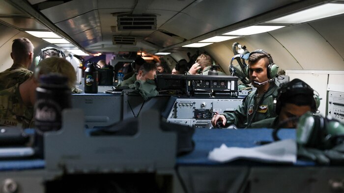 crew on airplane