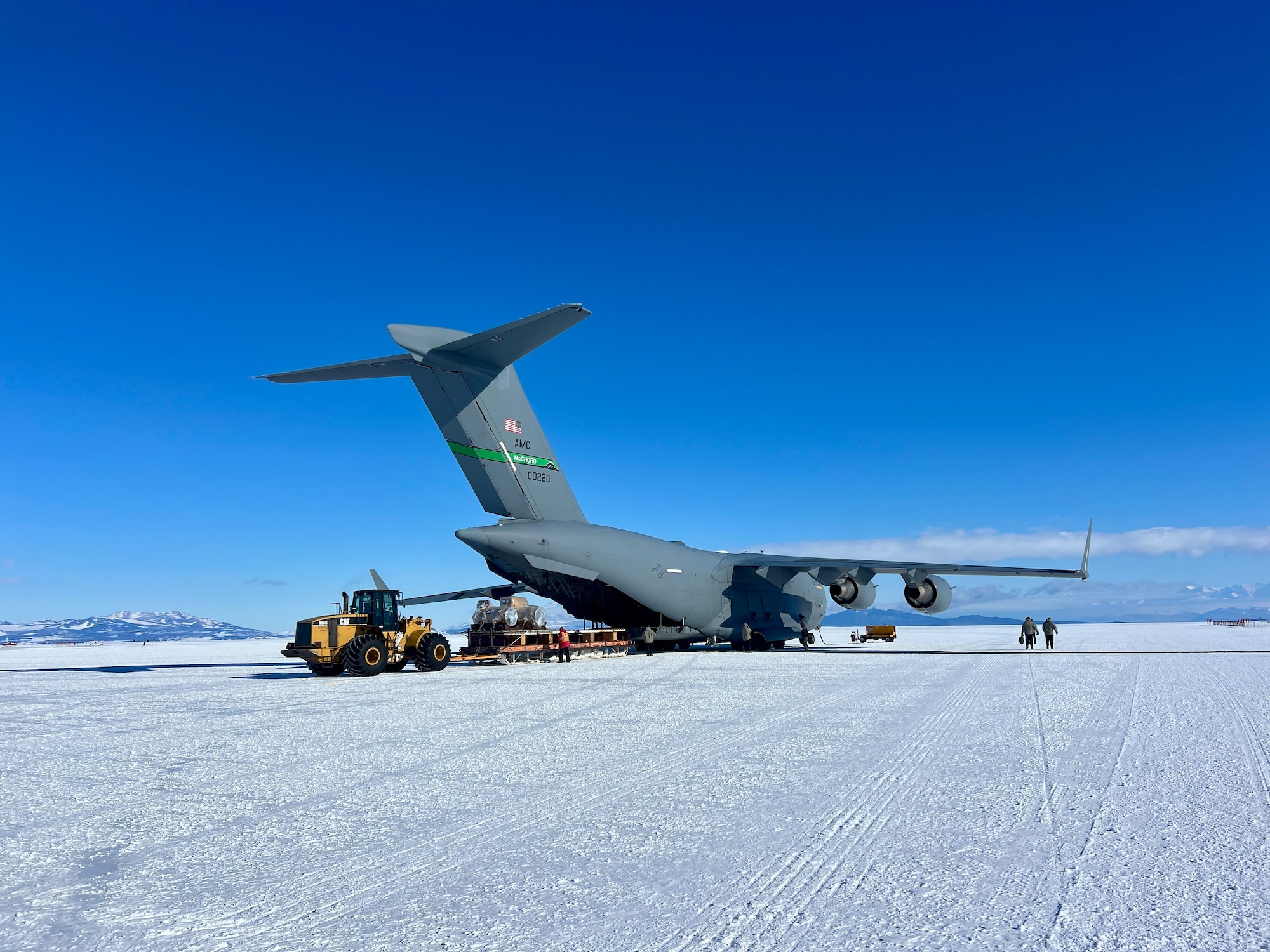 The C-17, with its small airfield footprint and capability to rapidly deploy helicopters, large concrete building supports, vehicles, station machinery and equipment, food, and personnel, has proven to be the ideal aircraft to provide support for science exploration in Antarctica. Operation Deep Freeze (ODF) is crucial in building relationships with partner nations like New Zealand as well as providing Department of Defense logistical support to the National Science Foundation (NSF) for their continued research with the U.S. Antarctic Program.