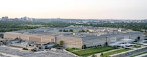 An aerial view of the Pentagon.