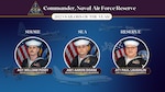 Graphic depicting the Commander, Naval Air Force Reserve Fiscal Year 2023 Sailors of the Year.