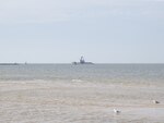 U.S. Coast Guard Cutter Dependable (WMEC 626) and crew transit toward the pier, Feb. 10, 2024, in Virginia Beach, Virginia. Dependable returned home following a two-month maritime safety and security patrol in the Florida Straits and Windward Passage. (U.S. Coast Guard photo by Kayla Gill)