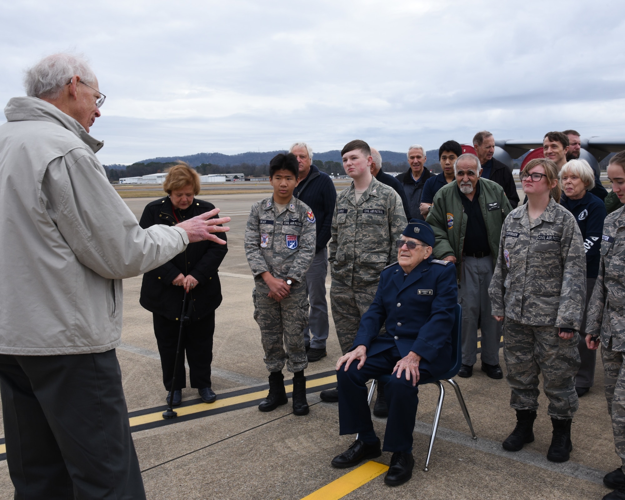 The Civil Air Patrol’s 117th Air National Guard Composite Squadron, Charter ALA 090 visits Sumpter Smith Joint National Guard Base, Alabama.