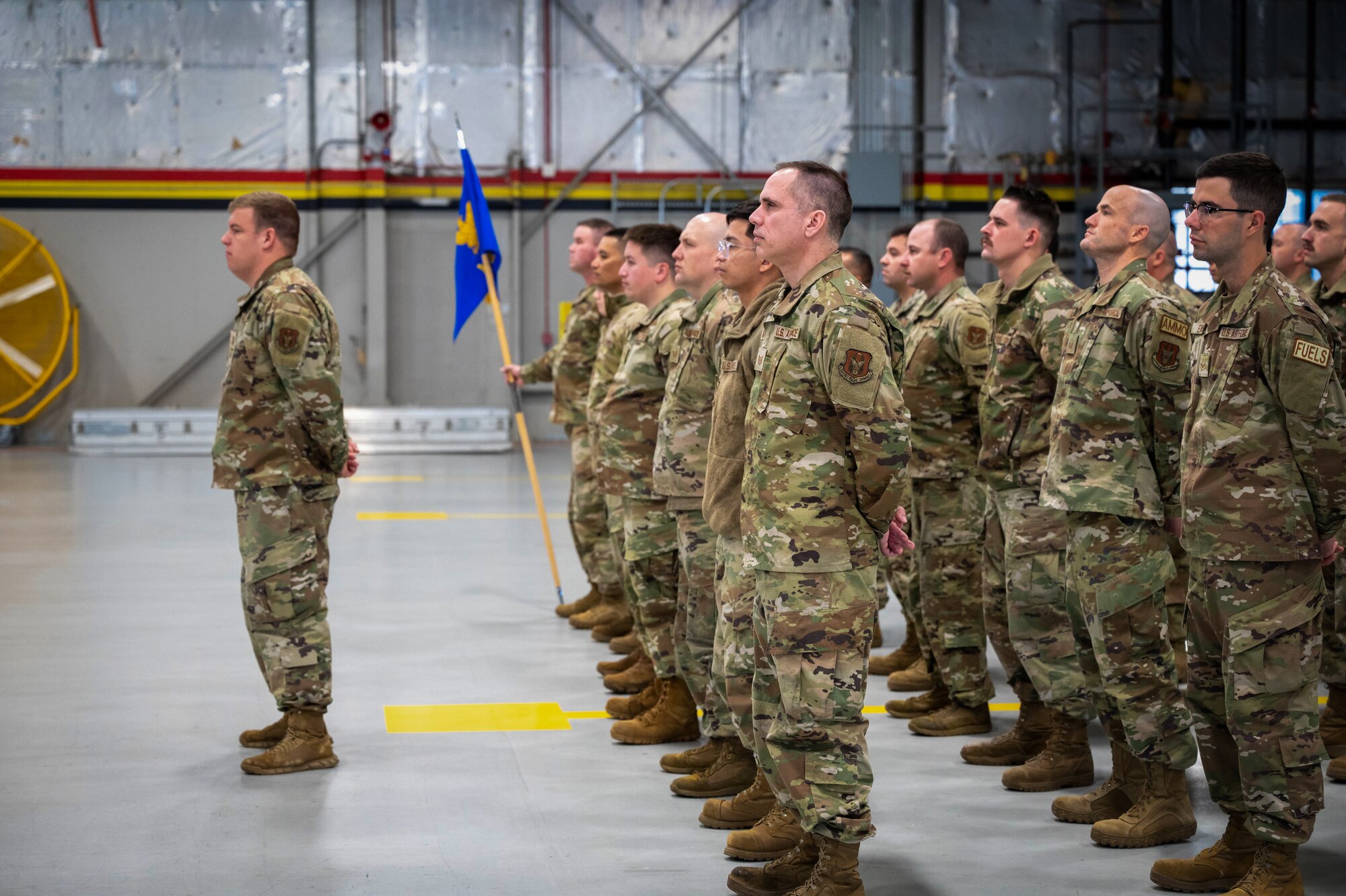 The 419th Maintenance Squadron welcomed Maj. Kelly Ryan as the new commander during an assumption of command ceremony here Feb. 4, 2024.