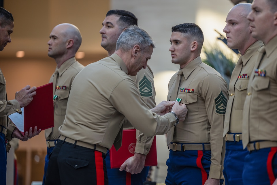 Assistant Commandant of the Marine Corps awards top performing Marines ...