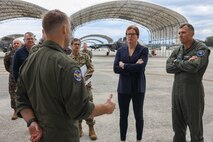 Ms. Skelly tours MCAS Beaufort