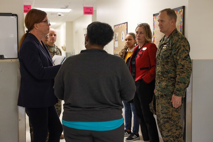 Ms. Skelly tours MCAS Beaufort