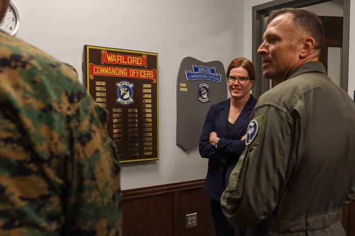 Ms. Skelly tours MCAS Beaufort