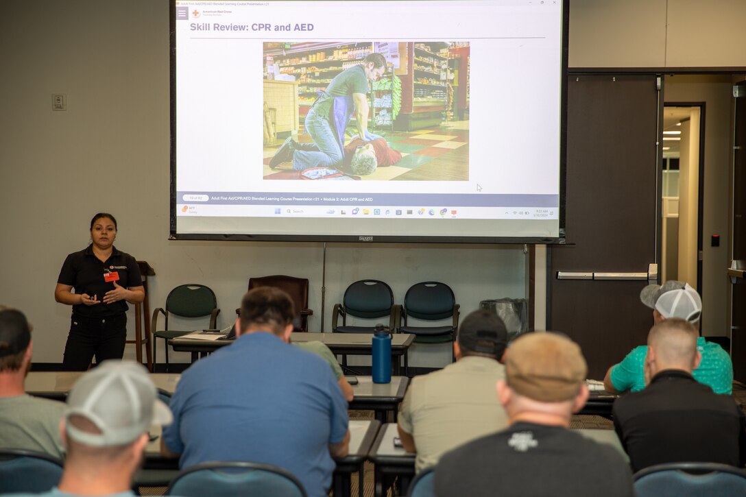 Approximately 19 members of the Hydrography Survey Section completed CPR certification after the course, which is valid for two years. The Hydrography Survey Section spends time every week on the waters of Coastal Texas, conducting underwater survey missions.