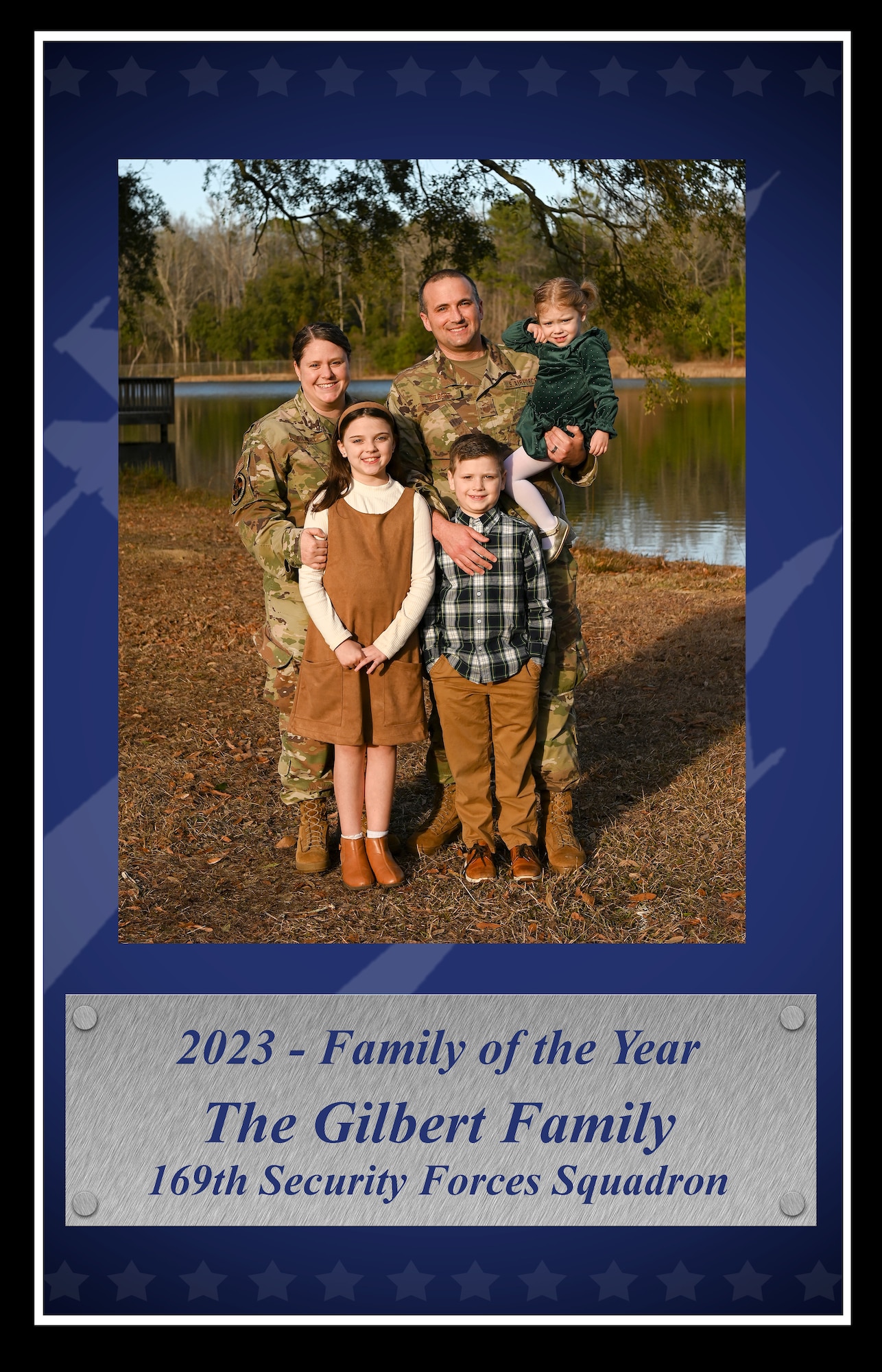 Portrait of the Gilbert Family, 2023 Family of the Year.