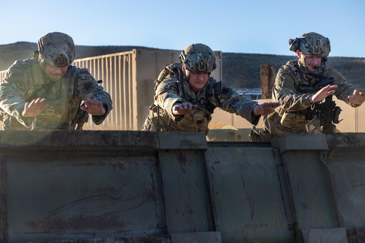 Navy SEALs Train With Beale Defenders During Exercise Dragon