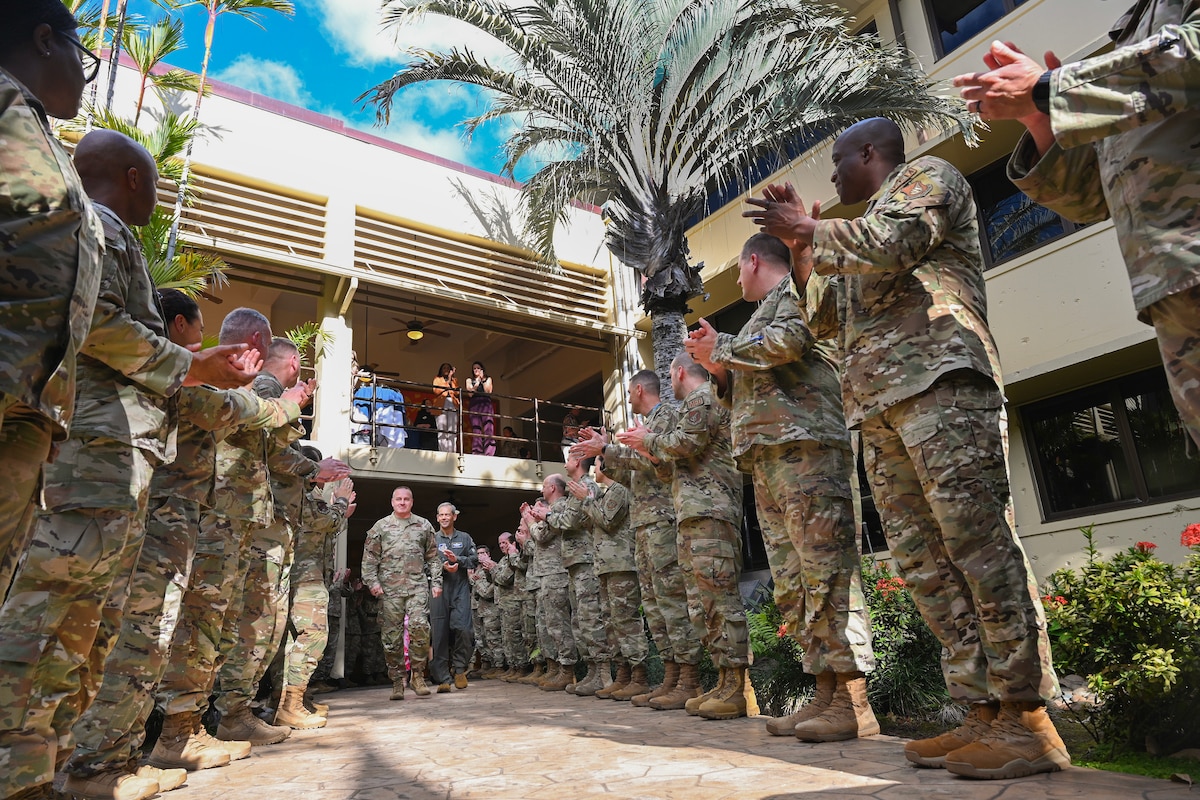 PACAF enlisted induct Gen. Ken Wilsbach into Order of the Sword