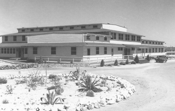 Photo of  the Mountain View Officers' Club (MVOC) at Fort Huachuca in the 1940's