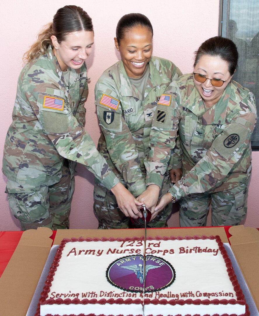 Tripler Army Medical Center Chapel to celebrate the 123rd anniversary of the United States Army Nurse Corps.