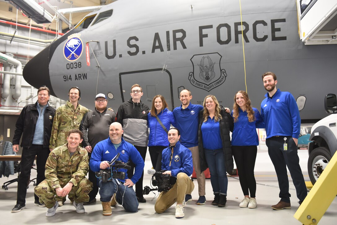Buffalo Sabres logo nose art unveiled at 914 ARW