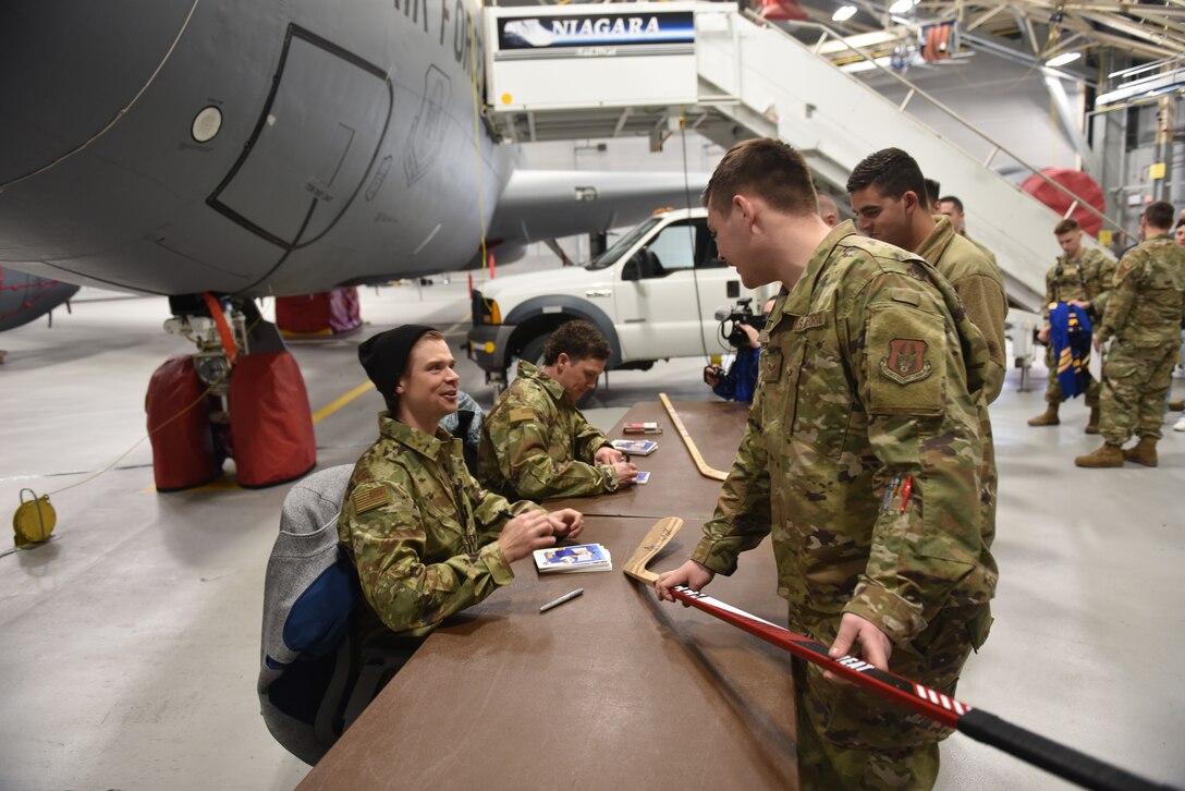 Buffalo Sabres logo nose art unveiled at 914 ARW