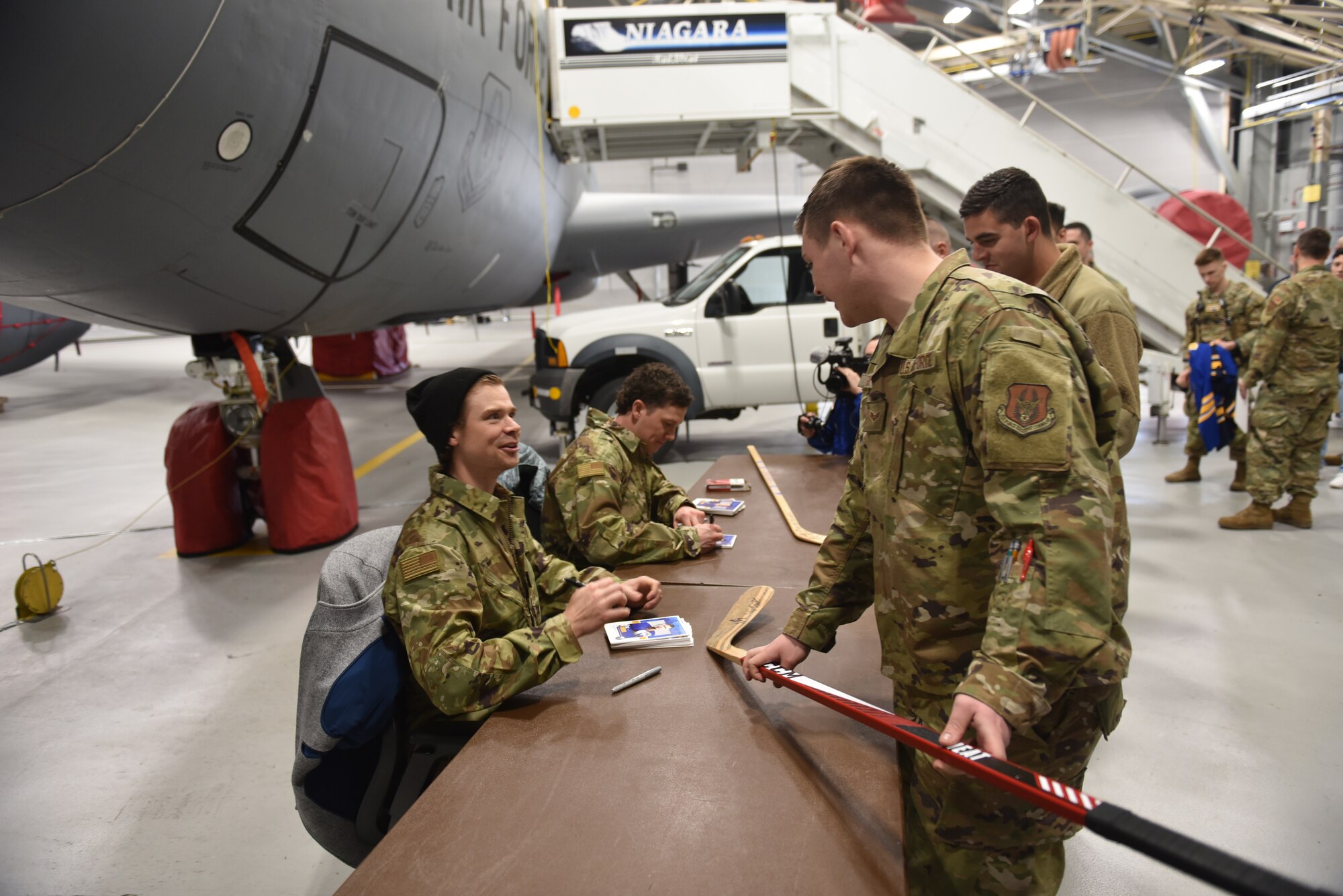 Buffalo Sabres logo nose art unveiled at 914 ARW