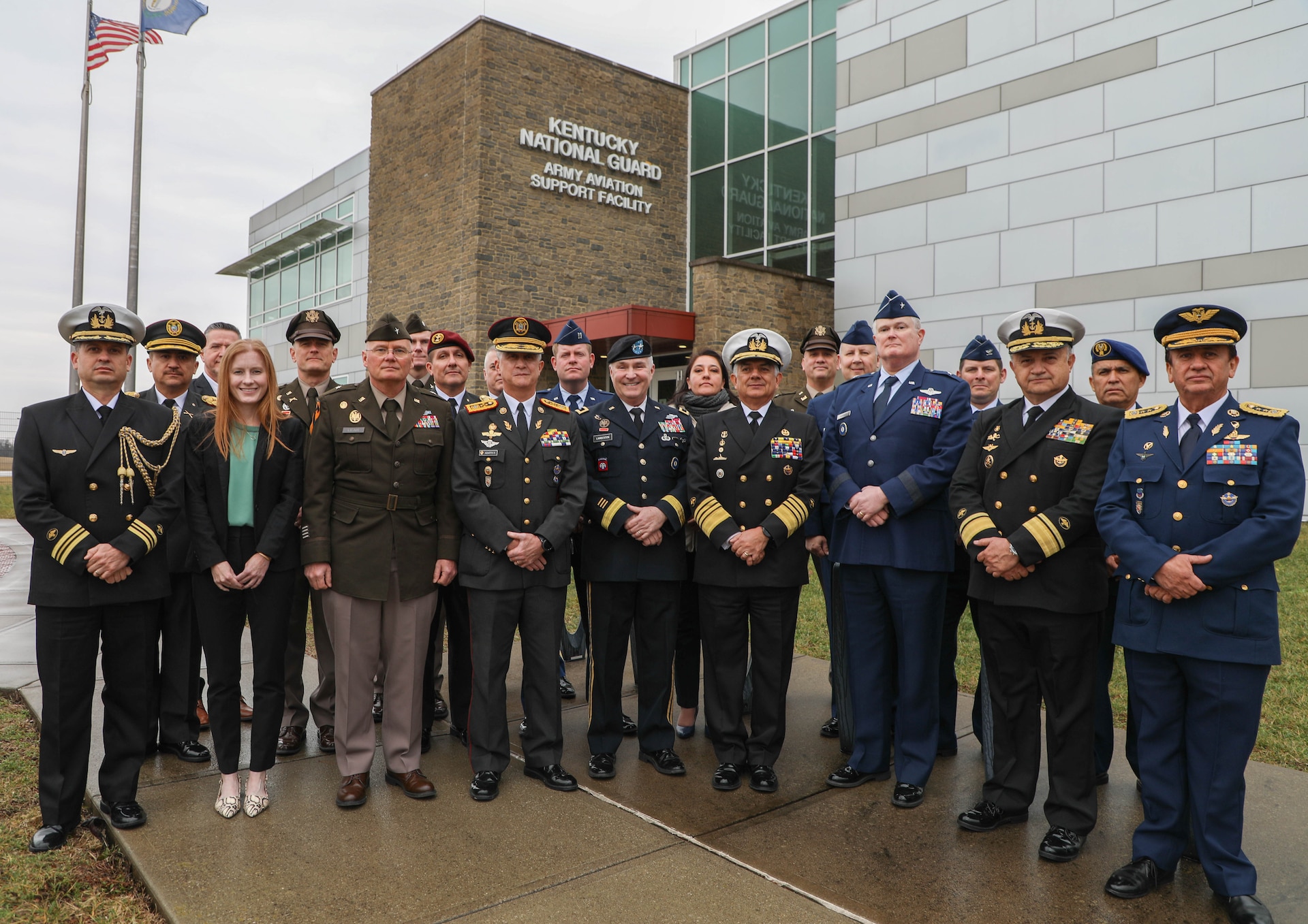 During the four-day visit, the Ecuadorians visited multiple locations in Frankfort, they participated in capability briefings by the Kentucky Army National Guard and Kentucky Emergency Management, toured the capitol, and had a highlight visit with Governor Andy Beshear.