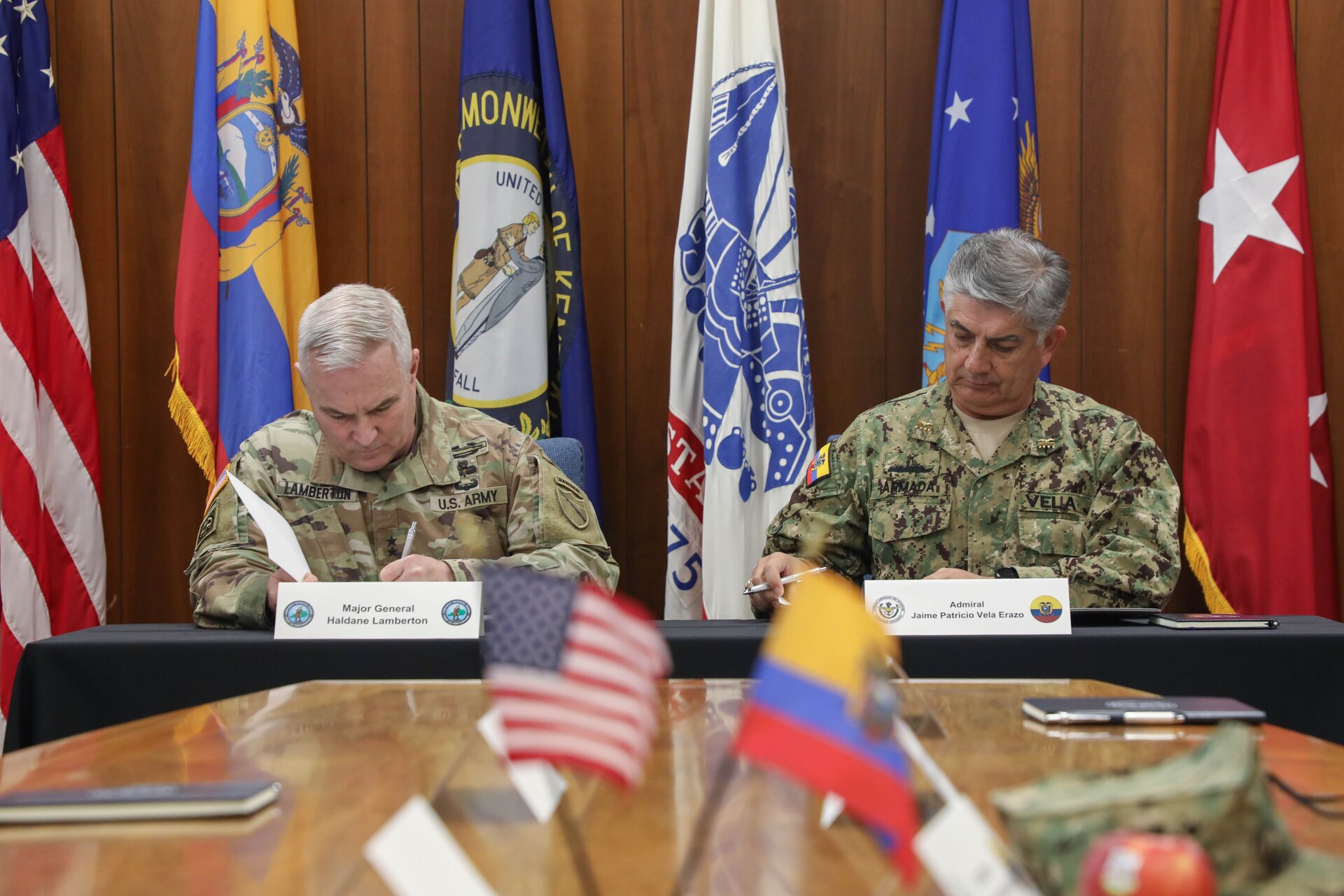 During the four-day visit, the Ecuadorians visited multiple locations in Frankfort, they participated in capability briefings by the Kentucky Army National Guard and Kentucky Emergency Management, toured the capitol, and had a highlight visit with Governor Andy Beshear.