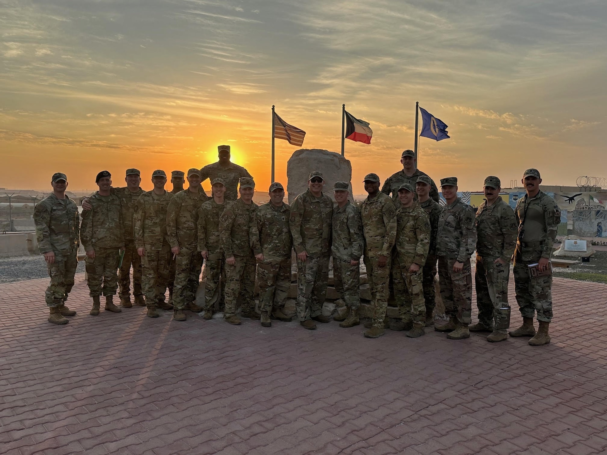 U.S. Air Force leadership from across Team McChord traveled to Kuwait to perform a site survey prior to their Air Force Generation model (AFFORGEN) deployment