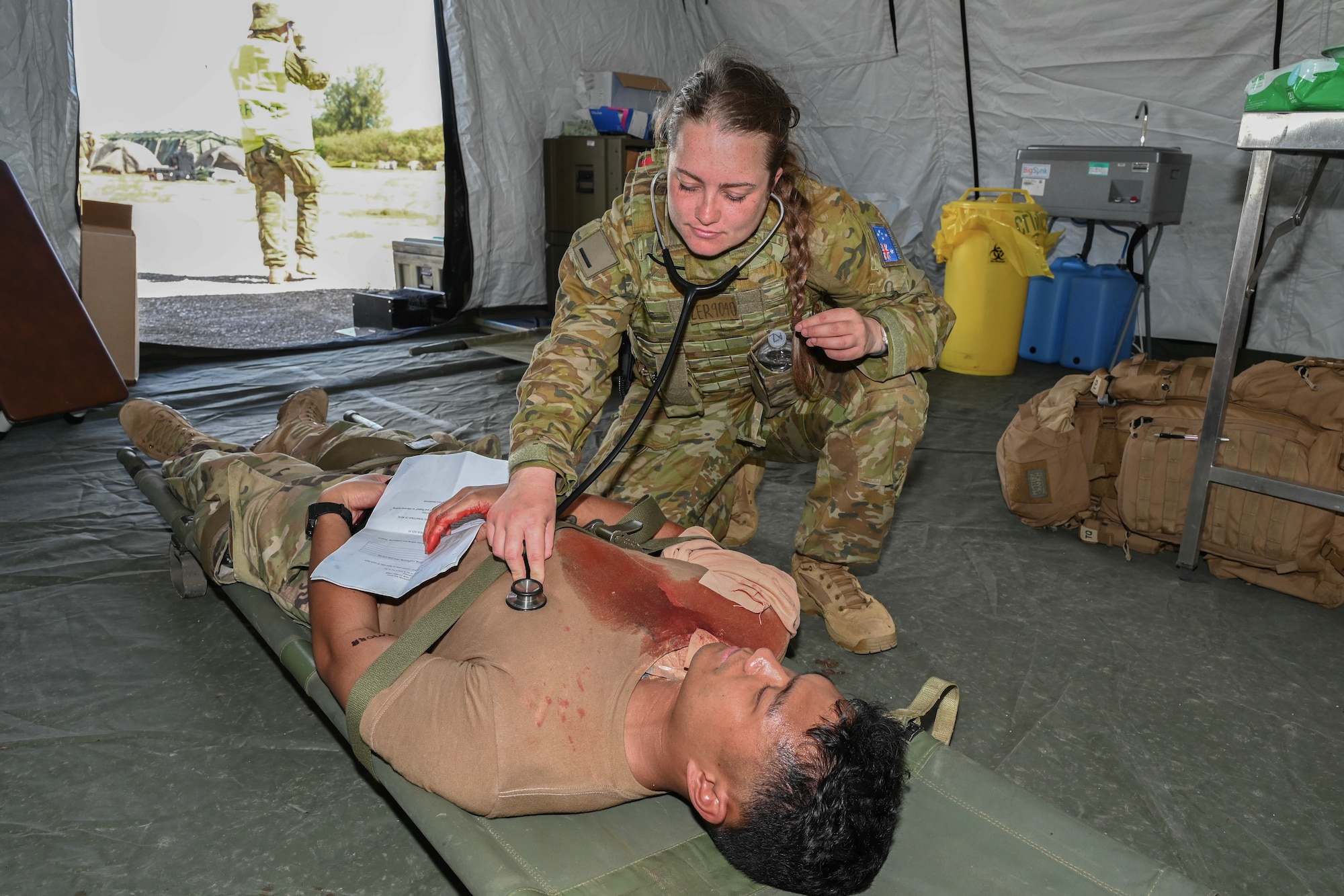A photo of a Royal Australian Air Force Flight Officer.