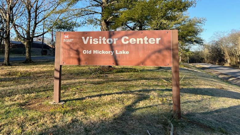 The U.S. Army Corps of Engineers Nashville District announces that the Old Hickory Lake Visitor Center phone number has been restored from an extended outage after a tornado struck facilities and knocked down trees on the shoreline of the lake in December 2023.  The public can once again use 615-822-4846 to call and conduct business. (USACE Photo by Giovanny Espinoza)