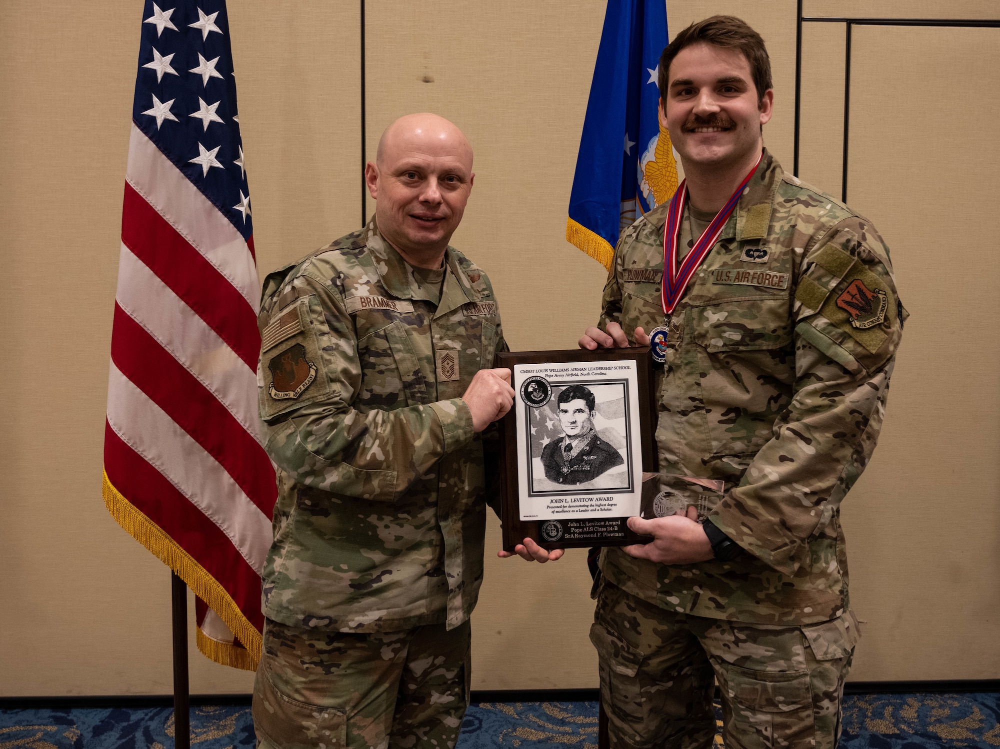 U.S. Air Force Airman receives award