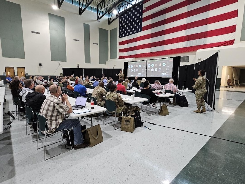 Over 115 personnel from the U.S. Army Reserve, Deputy Chief of Staff G-9, Installations, and the Army National Guard attend the Fiscal Year 2024 Installation Status Report (ISR) Centralized Training from 9-11 January at C.W. Bill Young Armed Forces Reserve Center in Pinellas Park, FL. Hosted by the Army Reserve Installation Management Directorate (ARIMD), participants reviewed policy, responsibilities, and guidance, and were provided the necessary tools to effectively utilize all four components of the ISR program. The training is conducted annually to develop and sustain mission critical initiatives to support readiness of the Reserve components.