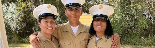 Family in and out of the Corps; a Marine inspires a change in her family.